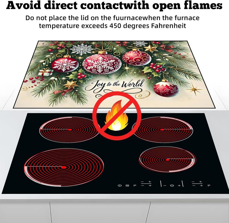 AOHMPT Stove Top Cover for Electric Stove: 28''×20'' Stove Cover Elevate Your Kitchen Reliable Heat Protection,Non-Slip Kitchen Decor (MAI-Y2410006) - Image 3